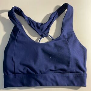 navy blue sports bra